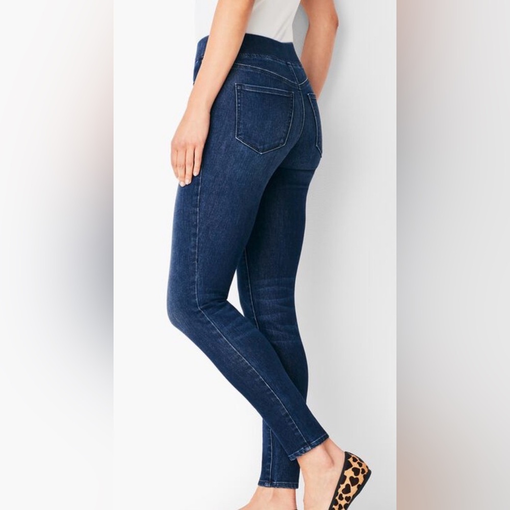 Talbots Women's Dark Blue Skinny Stretch Jeans